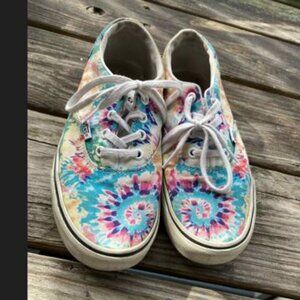 Vans Era Doheny Rainbow Tie Dye Low top women's Lace-up sneaker| Size 7 Women’s